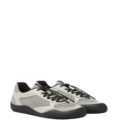 Prada Speedrock leather-trimmed sneakers