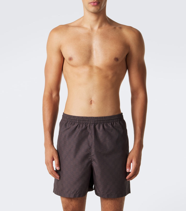 Gucci GG Poplin Swim Trunks