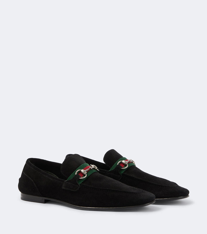 Gucci Como Horsebit suede loafers