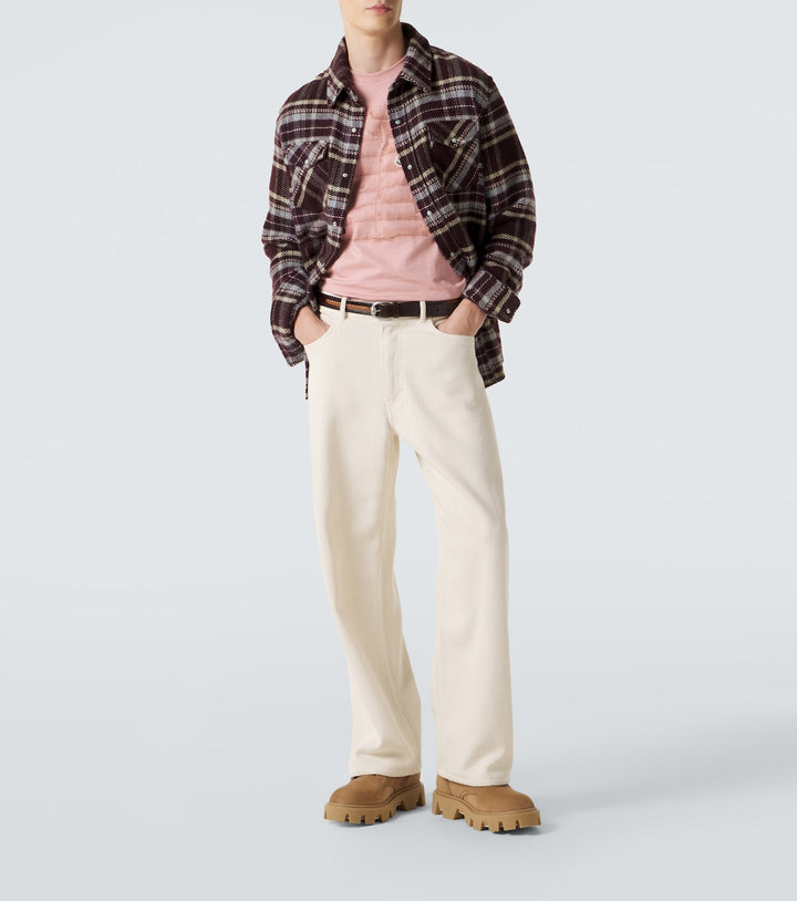 Moncler Printed cotton jersey T-shirt