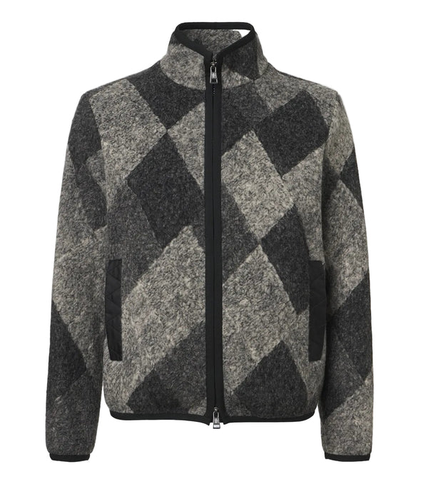 Moncler Argyle Wool-Blend Jacket