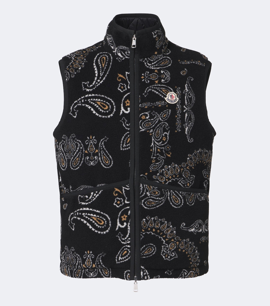 Moncler Reversible Paisley Vest