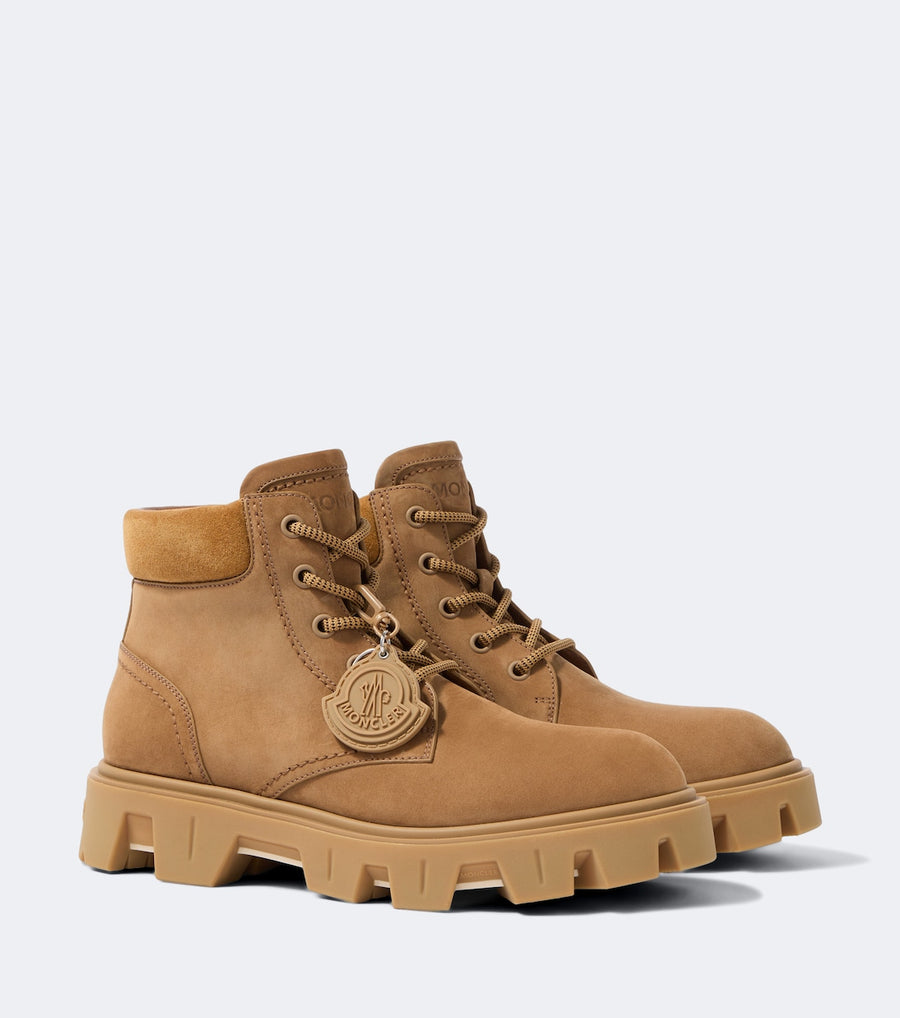 Moncler Peak City suede ankle boots