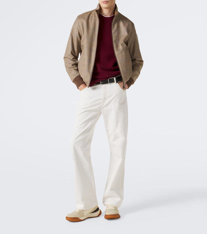 Moncler City Trek suede-trimmed sneakers