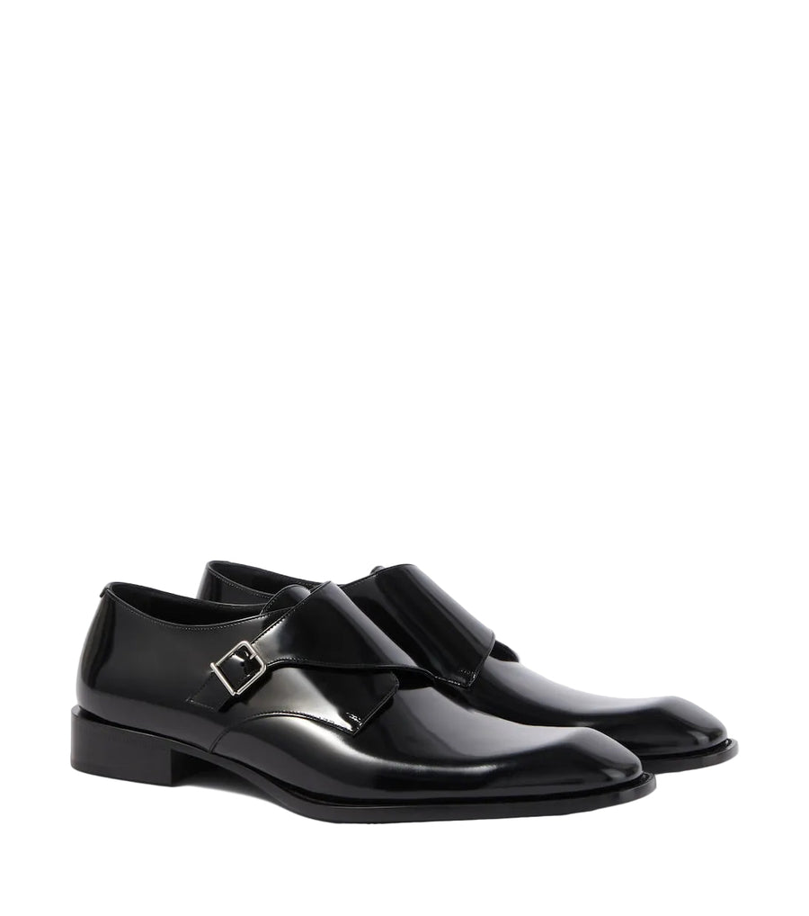 Saint Laurent Connor leather monk strap shoes