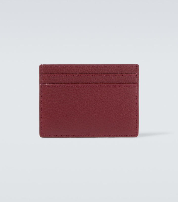 Saint Laurent Tiny Cassandre leather card holder