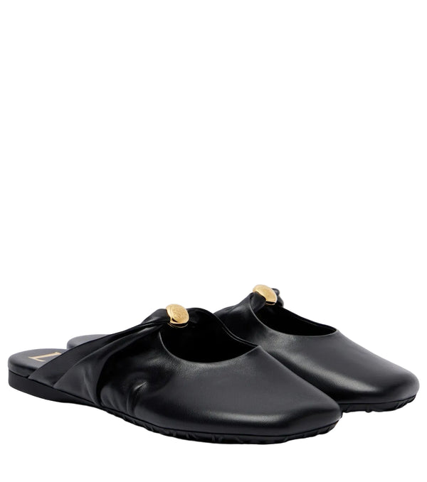 Loewe Pebble Soft Leather Mules