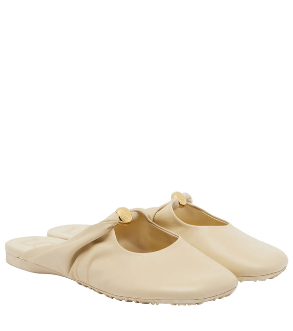 Loewe Pebble Soft Leather Mules