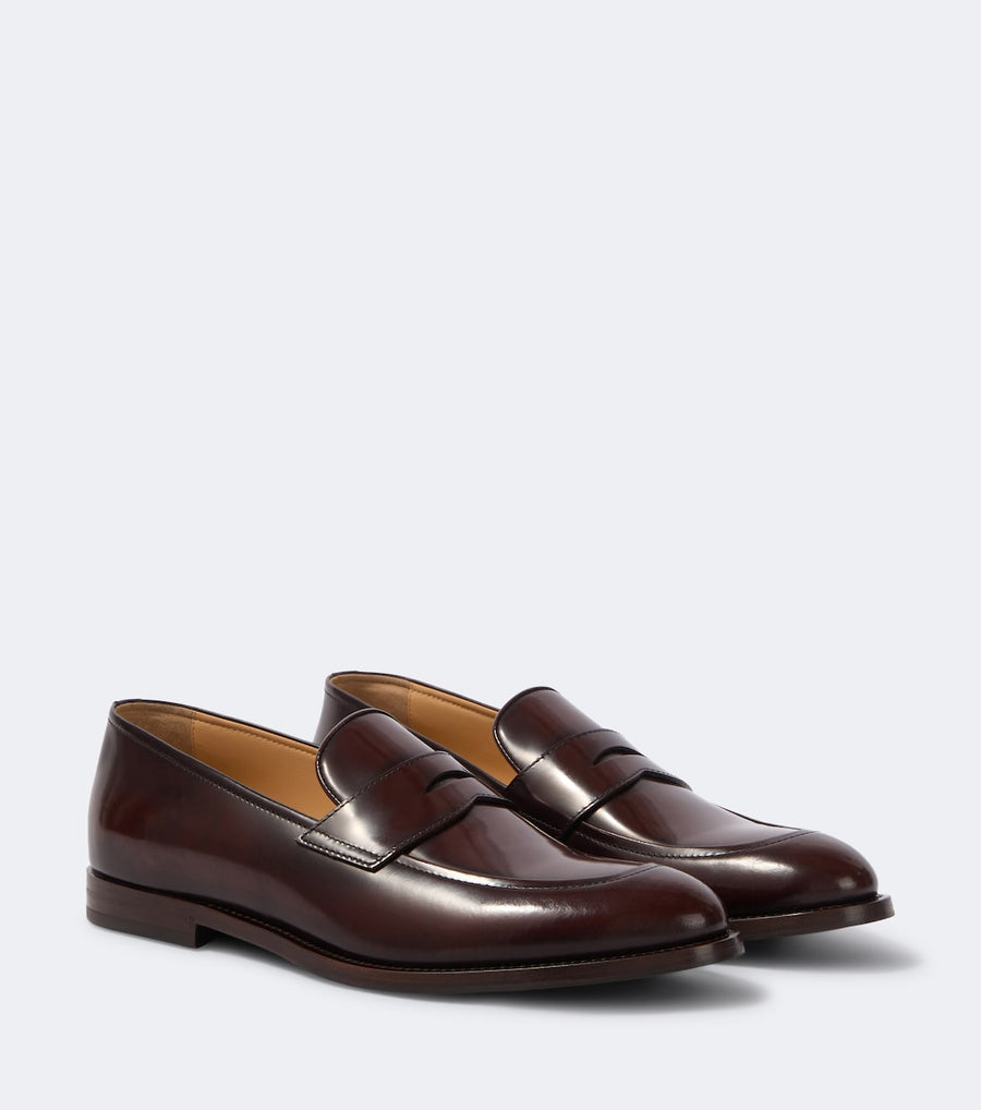 Brunello Cucinelli Leather penny loafers