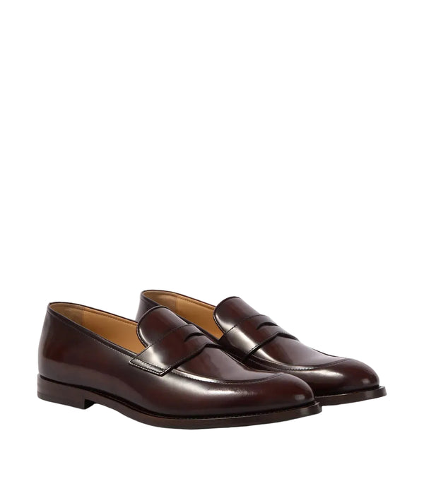 Brunello Cucinelli Leather penny loafers
