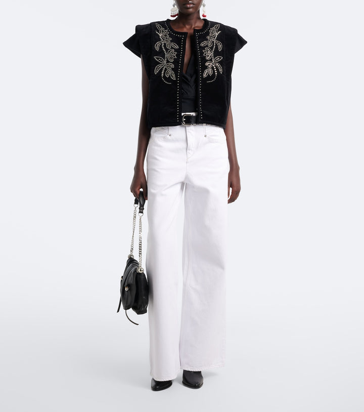 Isabel Marant Lemony wide-leg jeans