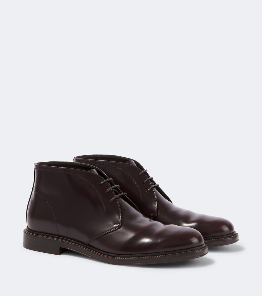 Brunello Cucinelli Leather ankle boots