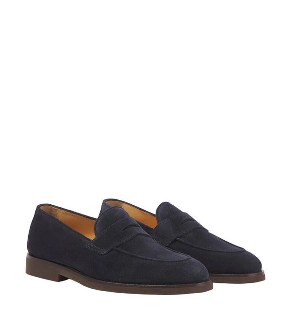Brunello Cucinelli Suede penny loafers