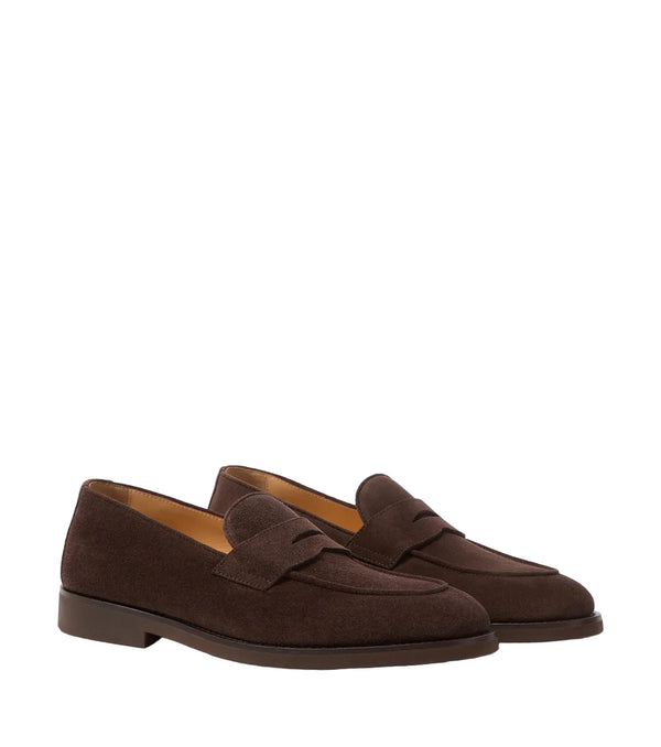 Brunello Cucinelli Suede penny loafers