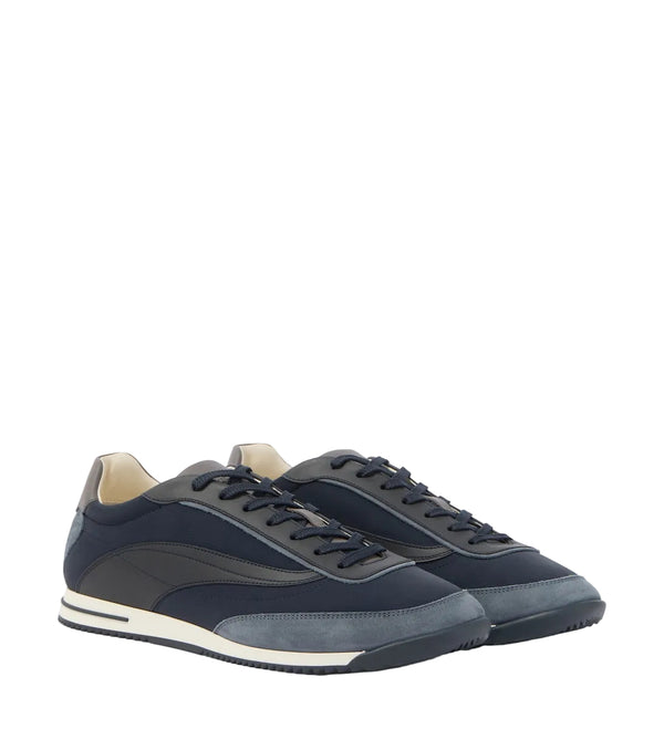 Brunello Cucinelli Leather-trimmed sneakers
