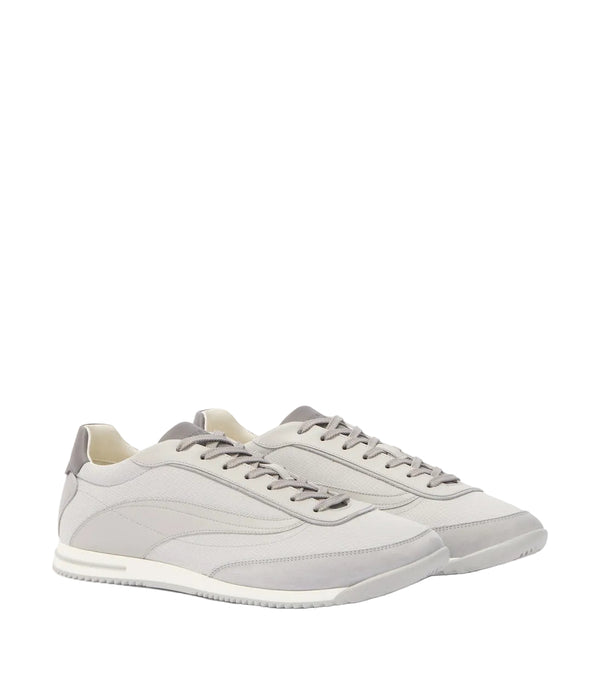 Brunello Cucinelli Leather-trimmed sneakers