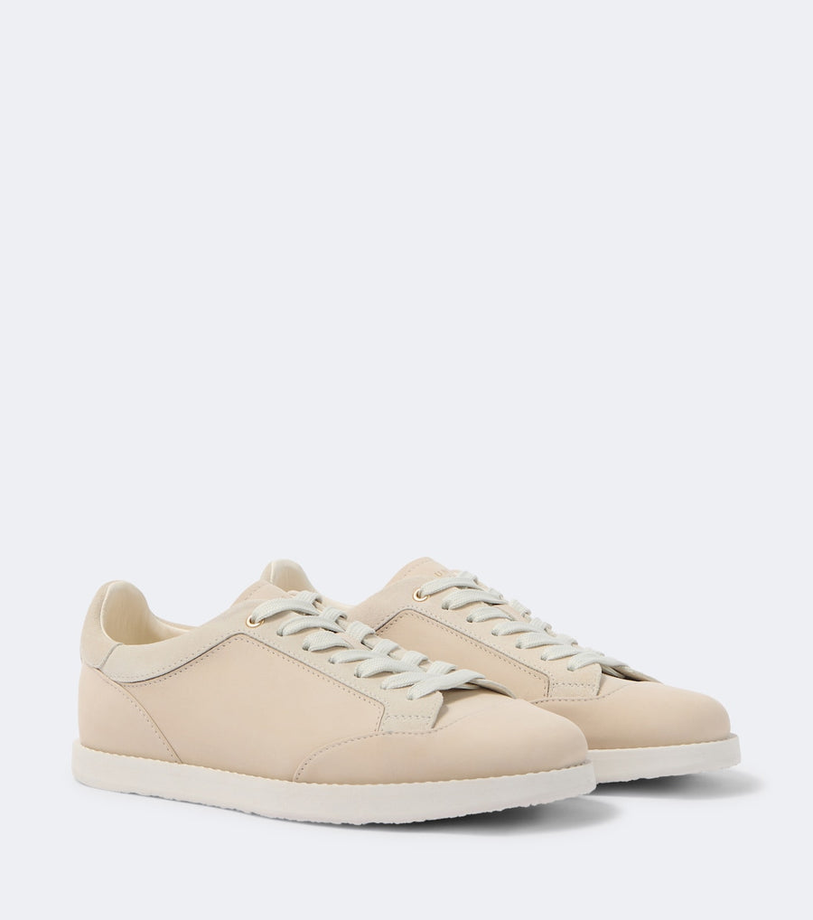 Brunello Cucinelli Suede-trimmed leather sneakers