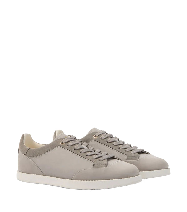 Brunello Cucinelli Suede-trimmed leather sneakers