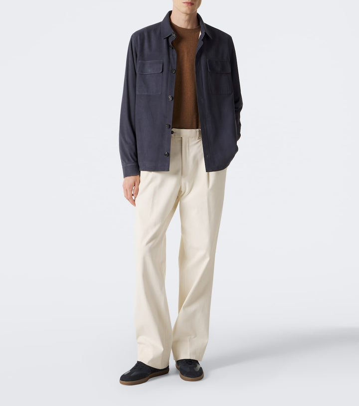 Tod's Tabs Leather and Suede Sneakers