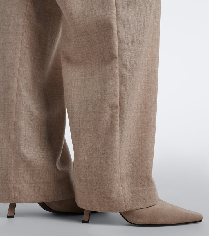 Brunello Cucinelli Monili Suede Ankle Boots