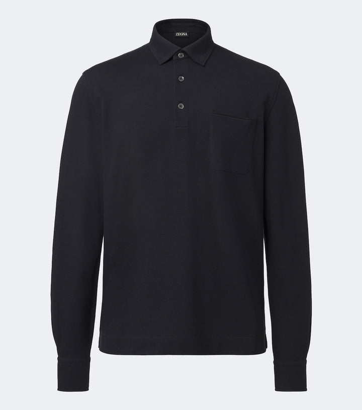 Zegna Cotton Piqué Polo Shirt