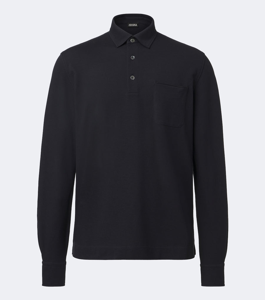 Zegna Cotton Piqué Polo Shirt