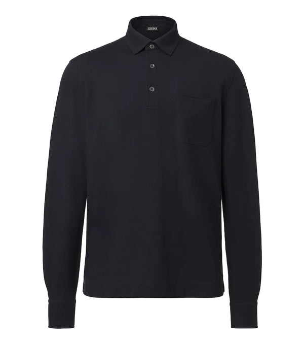 Zegna Cotton Piqué Polo Shirt
