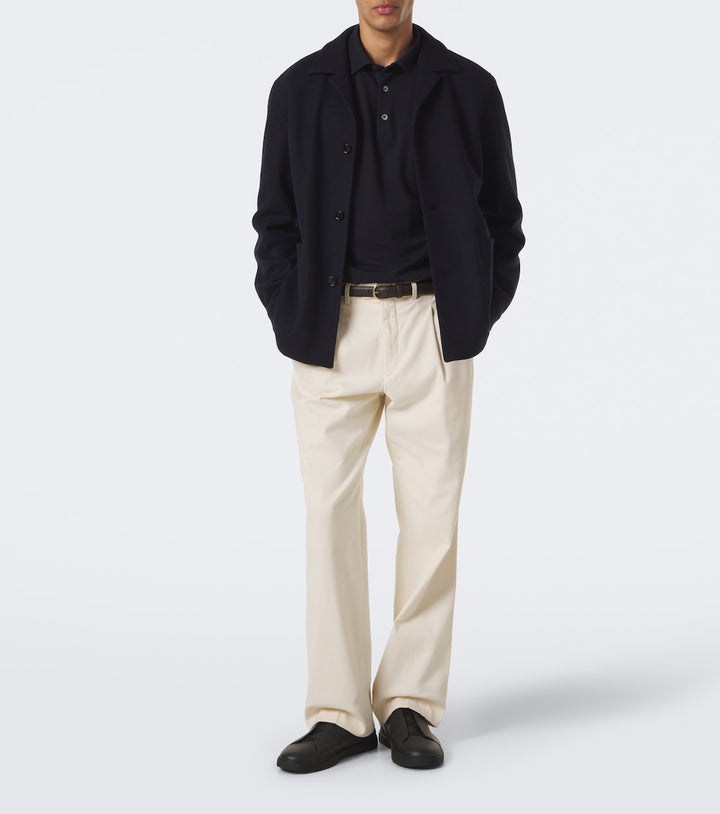 Zegna Cotton Piqué Polo Shirt