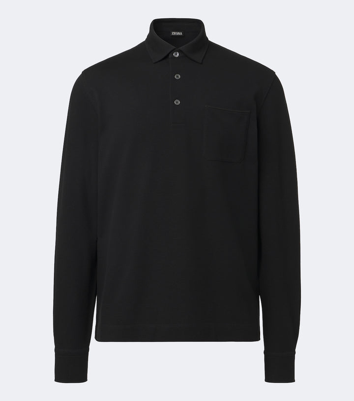Zegna Cotton Piqué Polo Shirt
