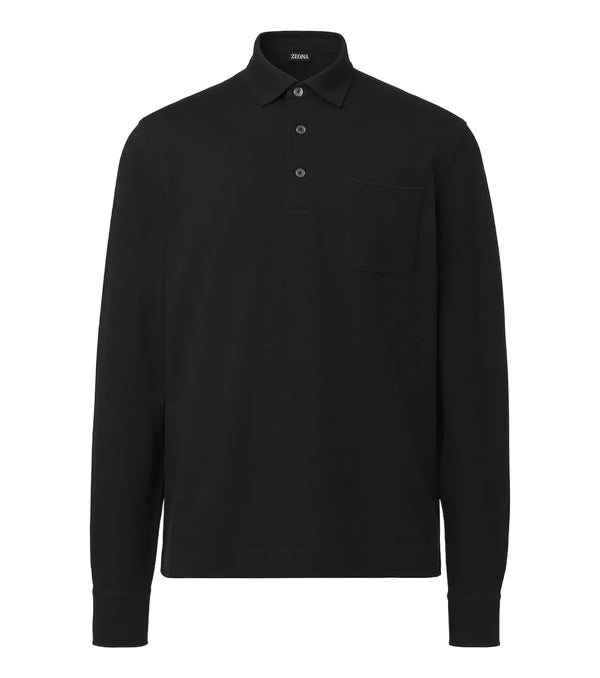 Zegna Cotton Piqué Polo Shirt