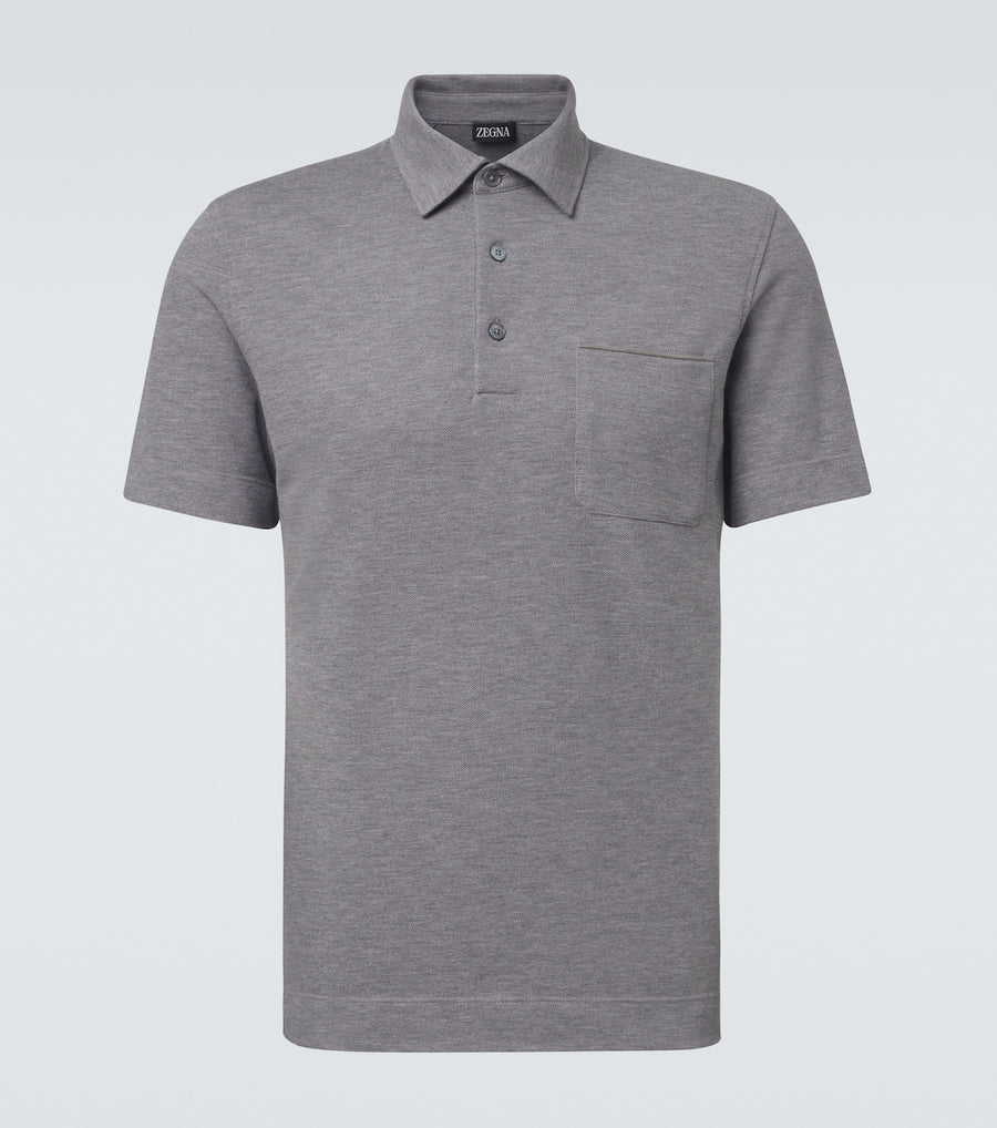 Zegna Cotton Piqué Polo Shirt