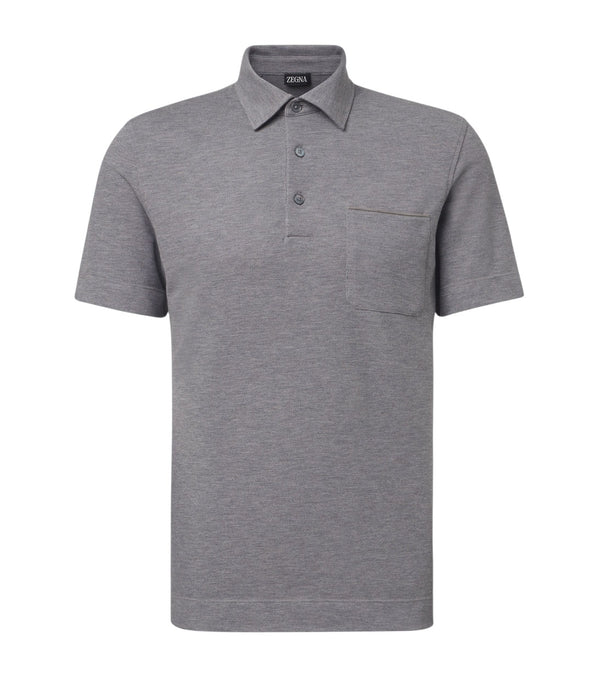 Zegna Cotton Piqué Polo Shirt