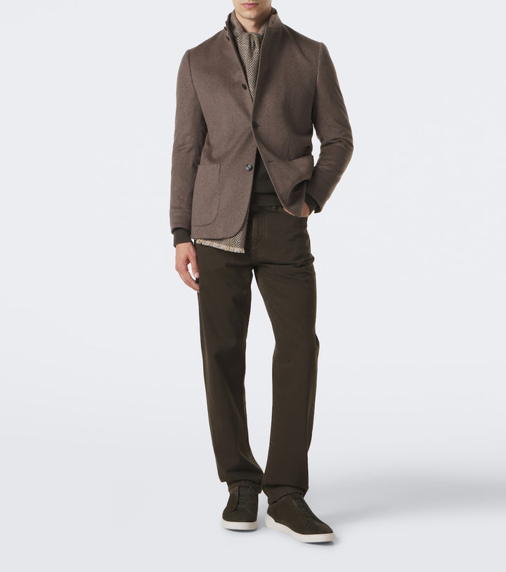 Zegna Triple Stitch suede sneakers