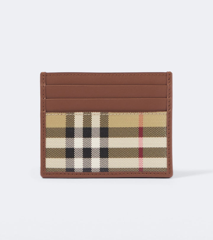 Burberry Burberry Check canvas card holder