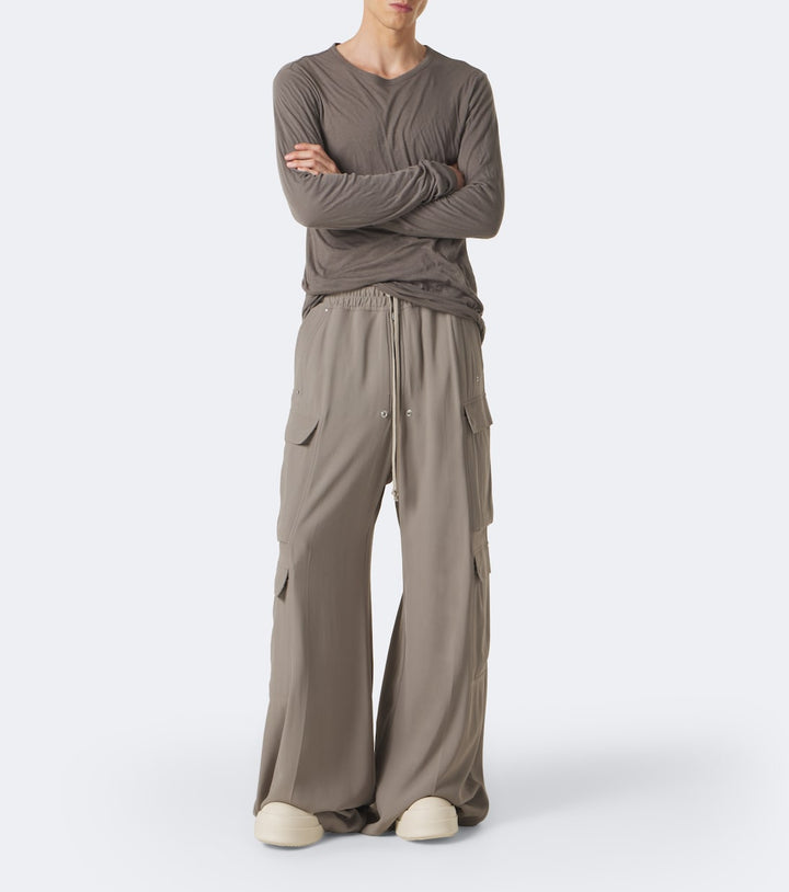 Rick Owens Mega Bumper Geobasket Leather Sneakers