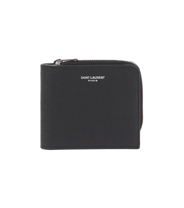Saint Laurent East/West leather wallet