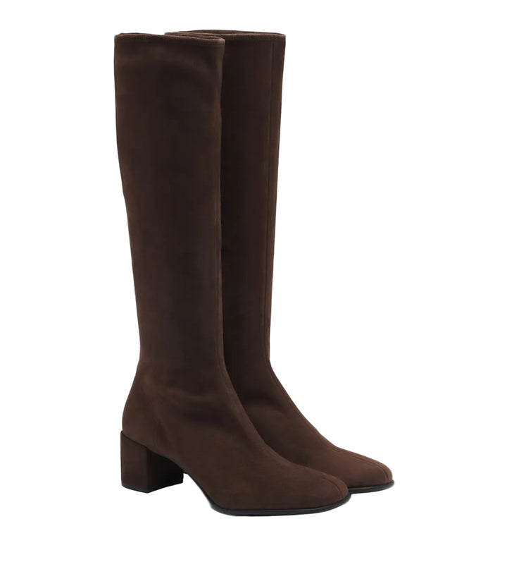 Prada Suede knee-high boots