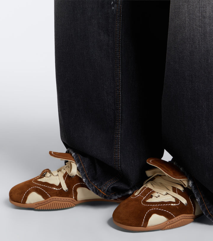 Acne Studios Leather and suede sneakers