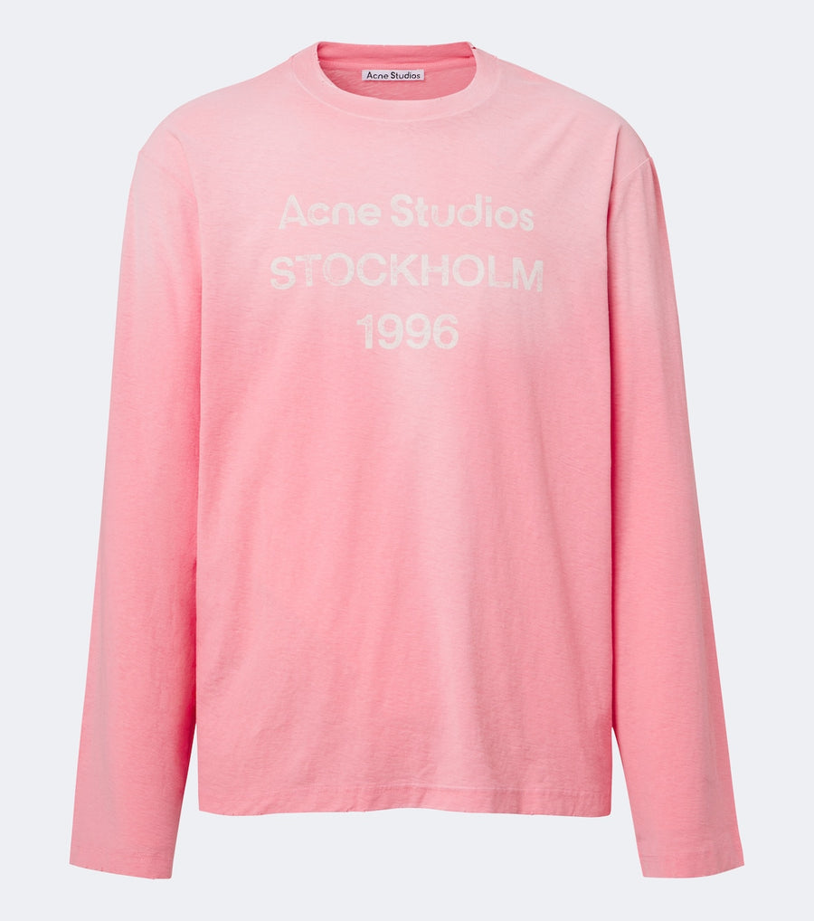 Acne Studios 1996 Logo Cotton-Blend Jersey T-Shirt