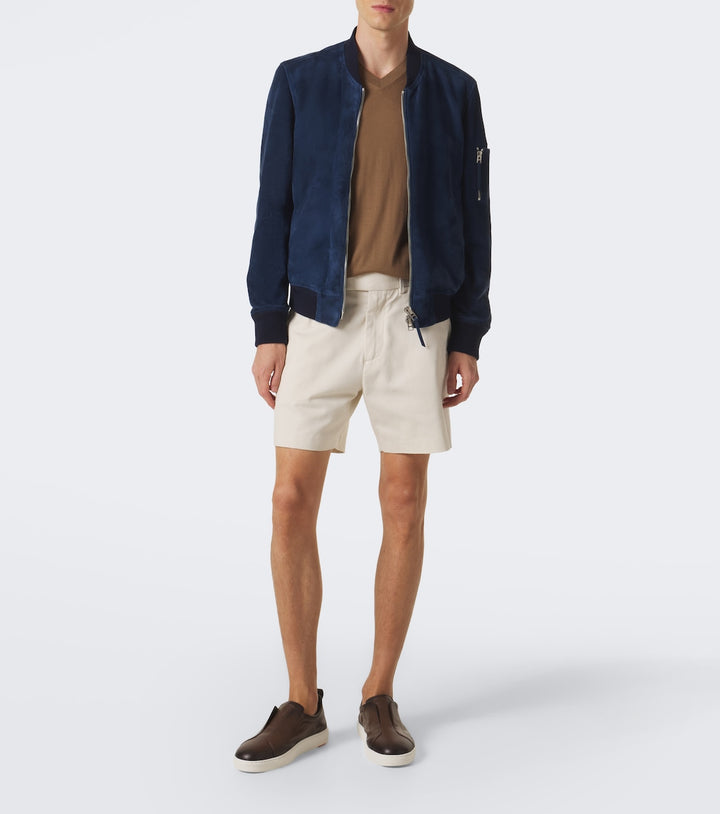Santoni Victory leather slip-on sneakers