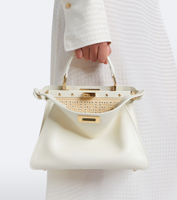 Fendi Peekaboo Small Leather Top-Handle Bag
