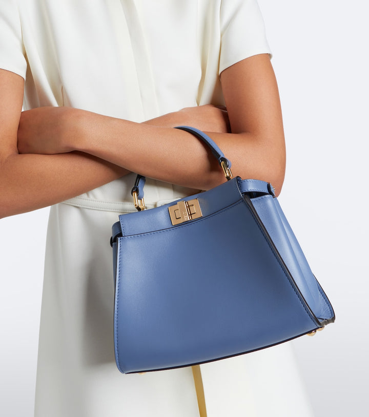 Fendi Peekaboo Mini Leather Top-Handle Bag
