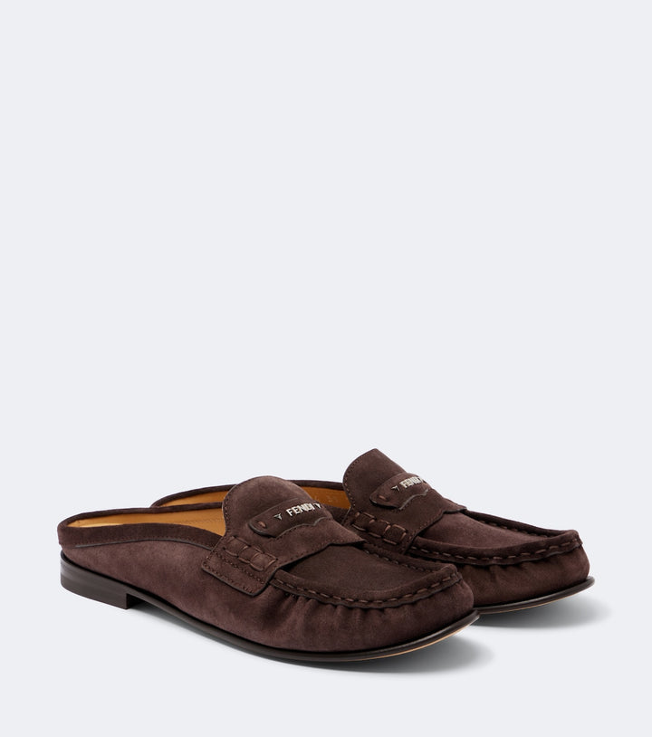 Fendi Suede mules