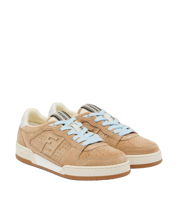 Fendi Match suede sneakers