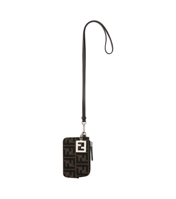 Fendi FF coin purse with strap