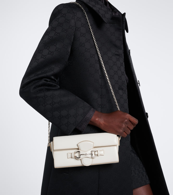 Gucci Horsebit leather wallet on chain