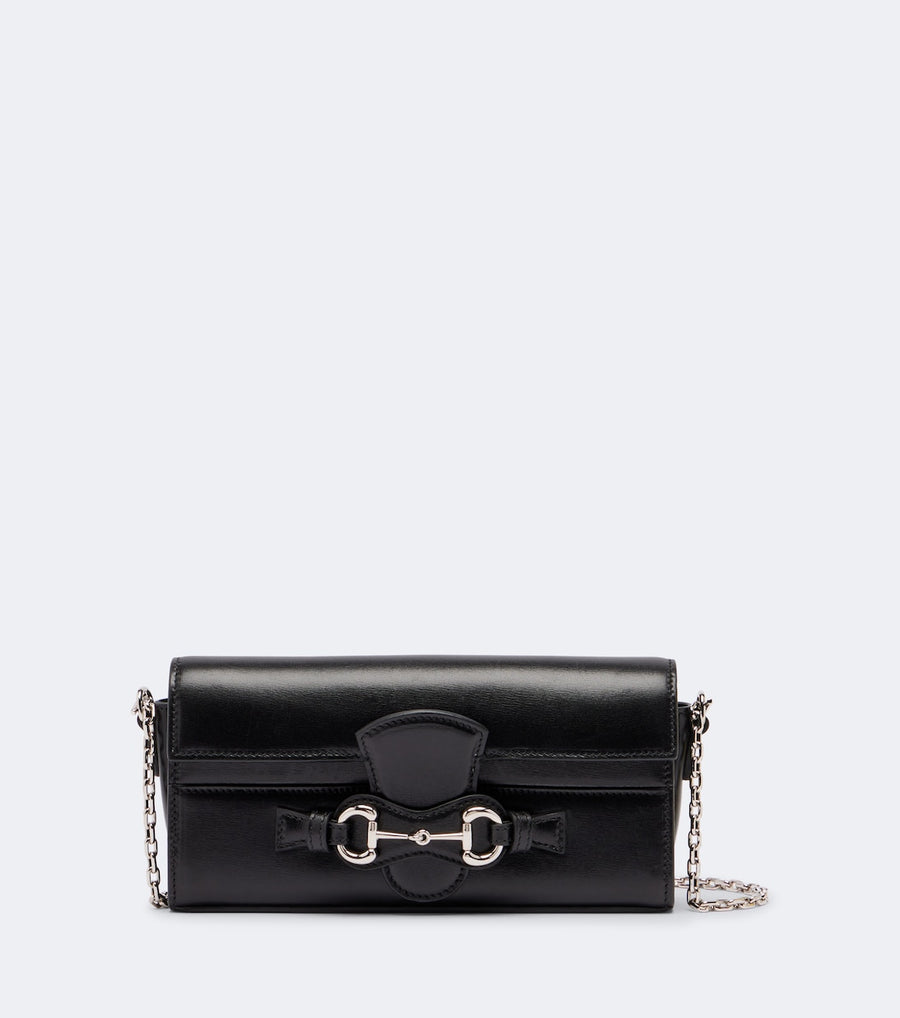Gucci Horsebit leather wallet on chain