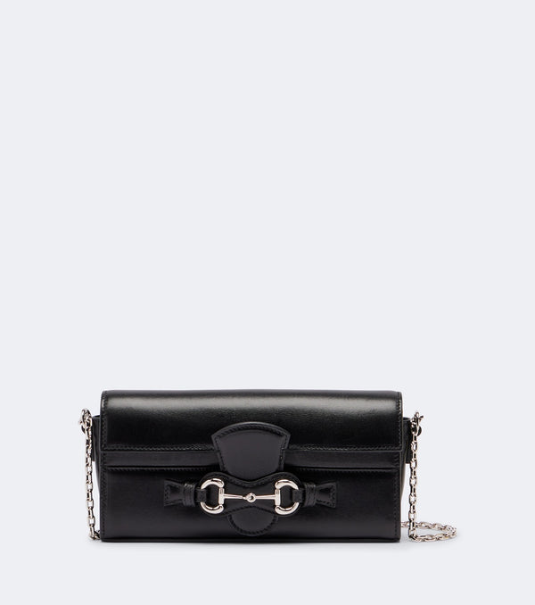 Gucci Horsebit leather wallet on chain