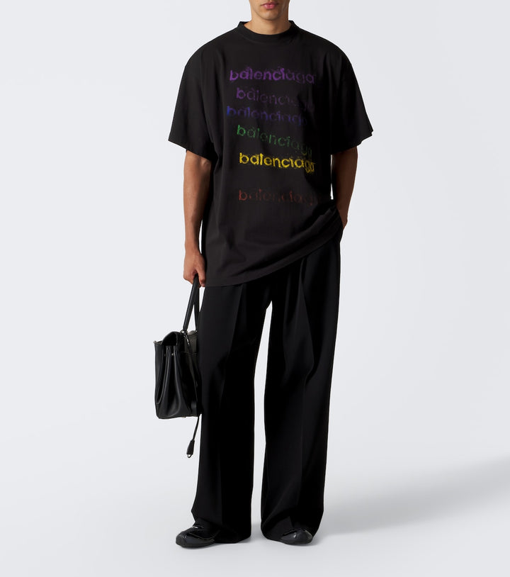 Balenciaga Logo cotton jersey T-shirt