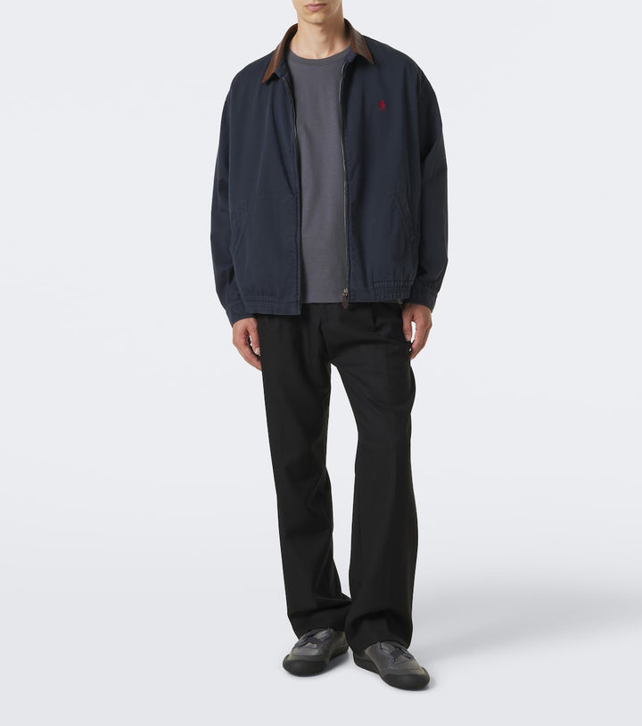 Prada Speedrock suede-trimmed sneakers